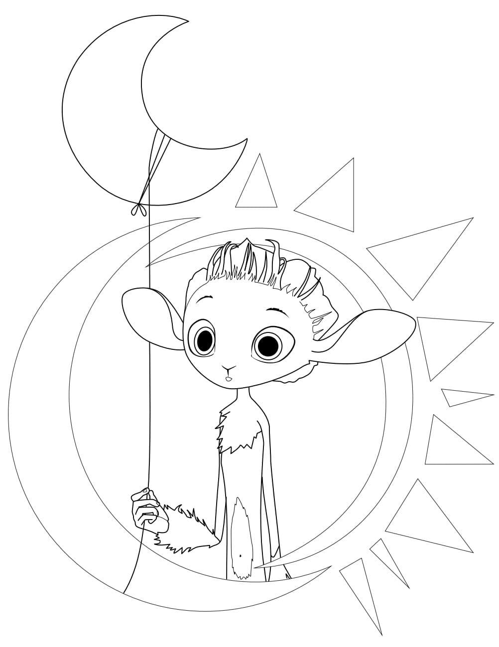 Mune coloring page