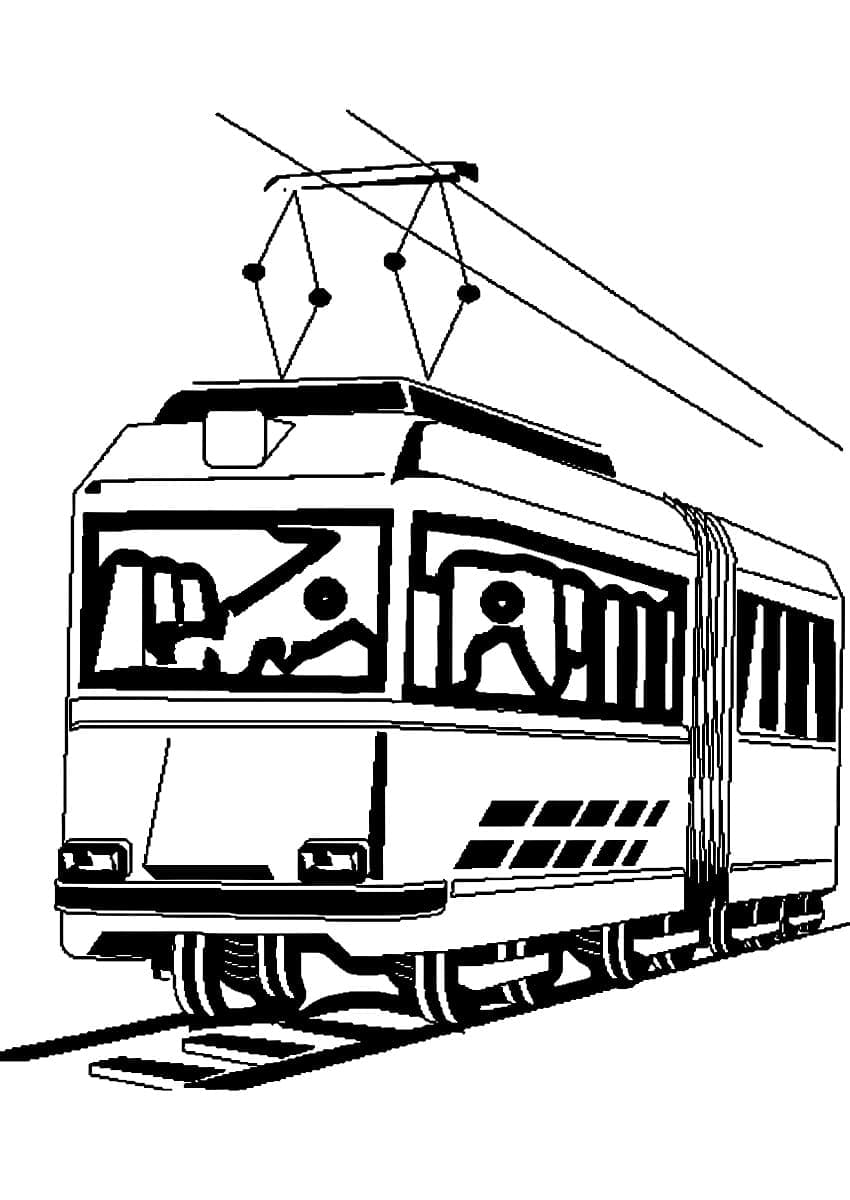 Tramway Duplex coloring page