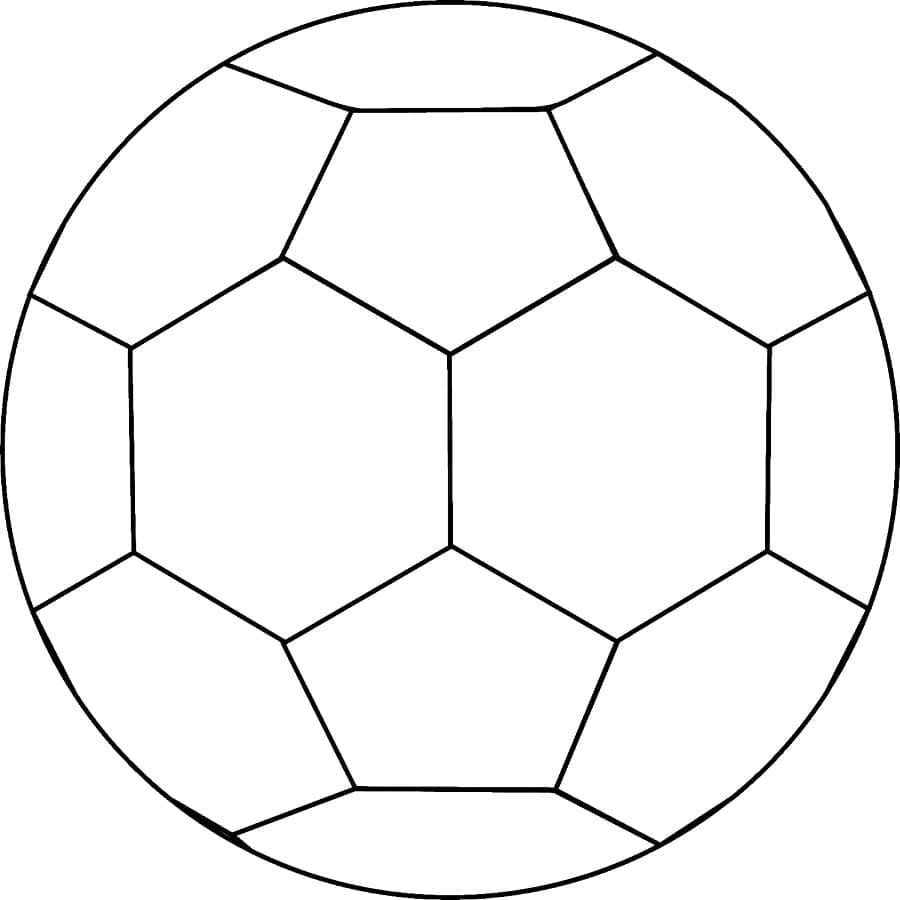 Coloriage Un Ballon de Handball