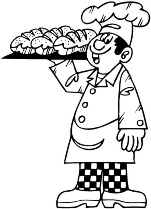 Boulanger Imprimable coloring page
