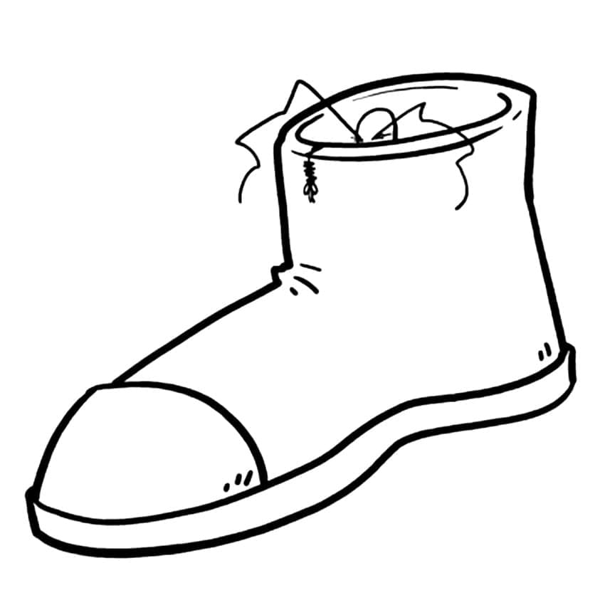 Chaussure Sale coloring page