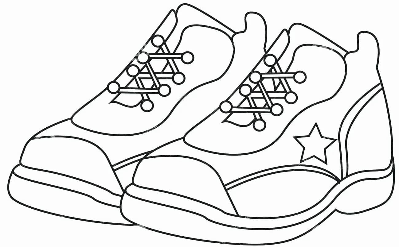 Chaussures 1 coloring page