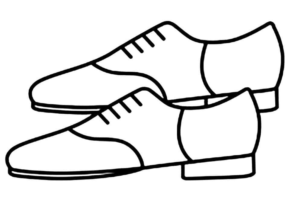 Chaussures Faciles coloring page