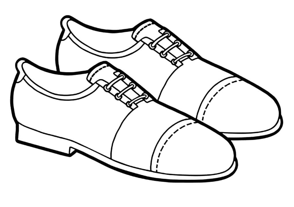 Chaussures Imprimable coloring page