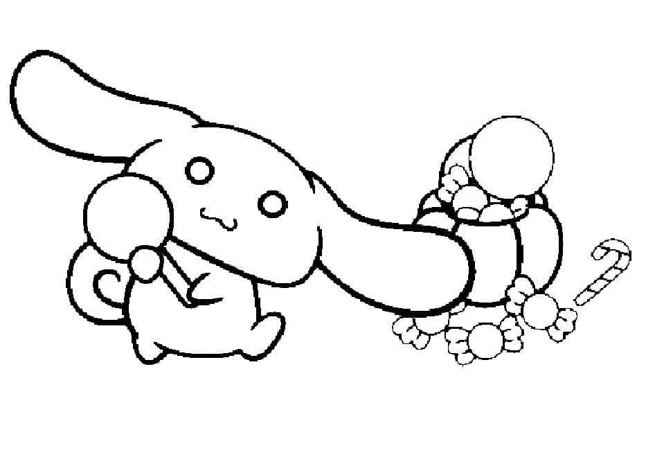 Cinnamoroll Sanrio coloring page
