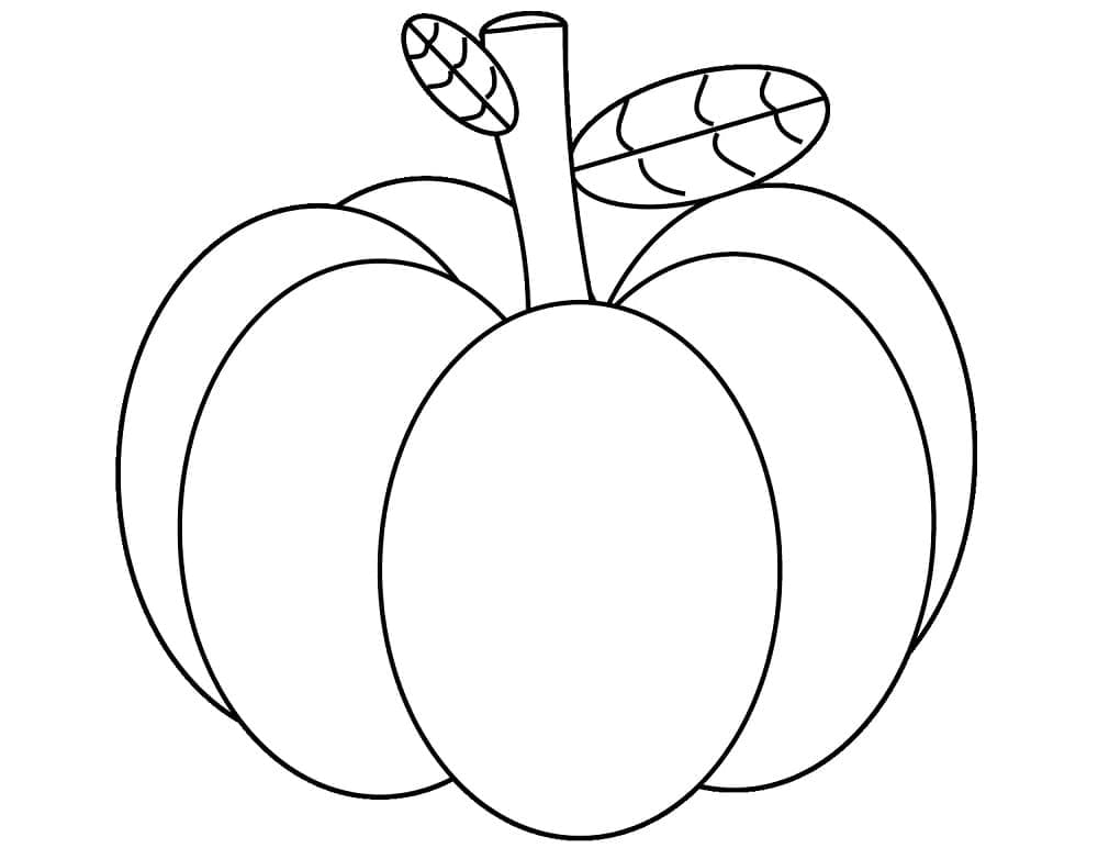 Citrouille Imprimable coloring page