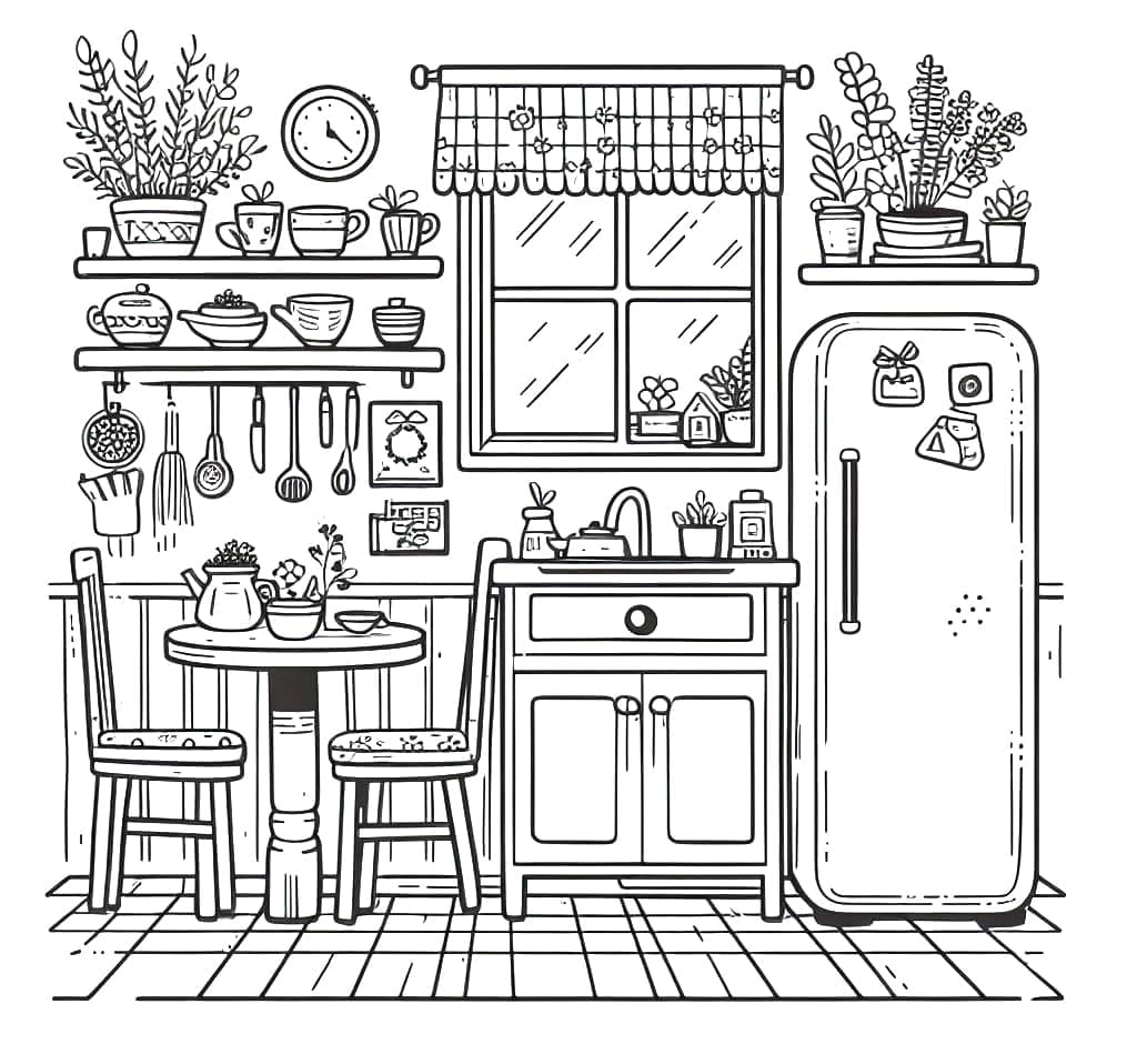 Cuisine Normale coloring page