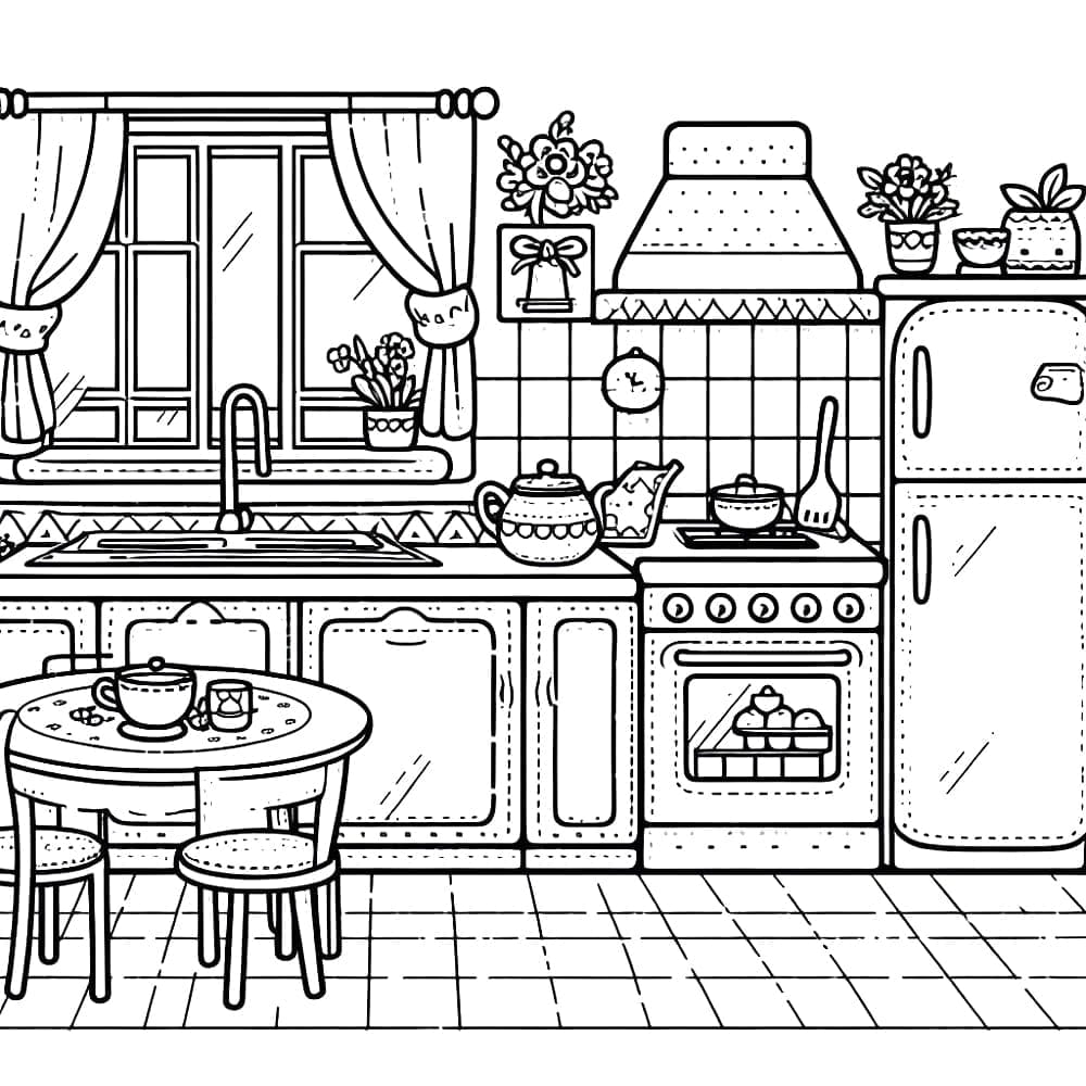 Coloriage Cuisine Parfaite T l charger Et Imprimer Gratuit Sur 