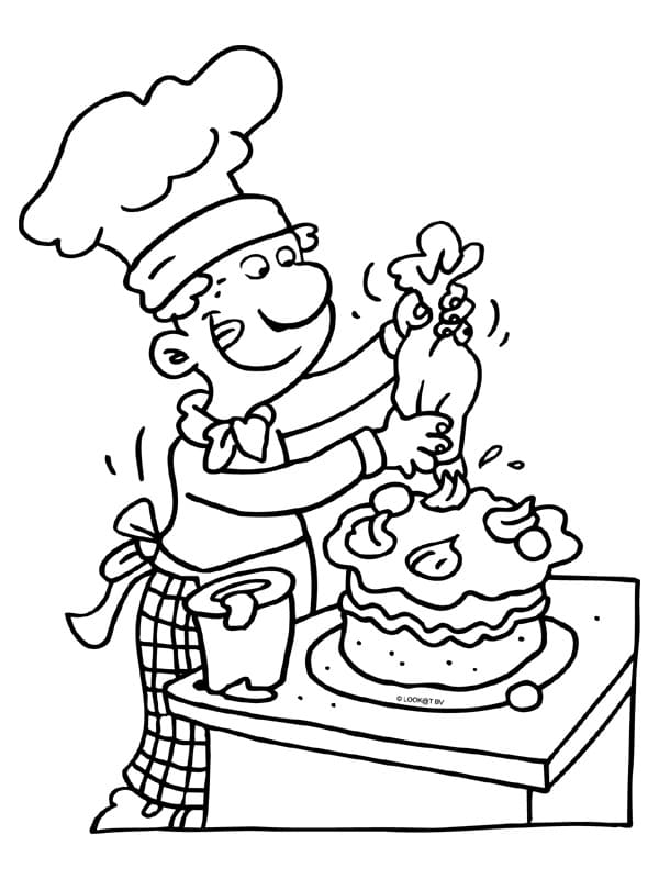 Dessin de Boulanger Gratuit coloring page