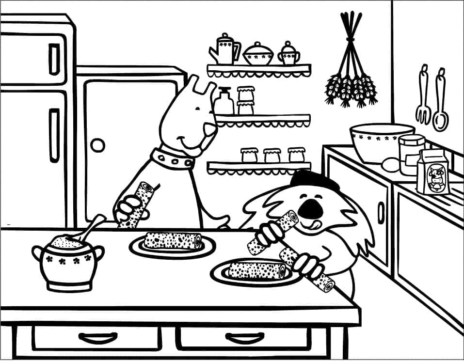Dessin de Cuisine Gratuit coloring page