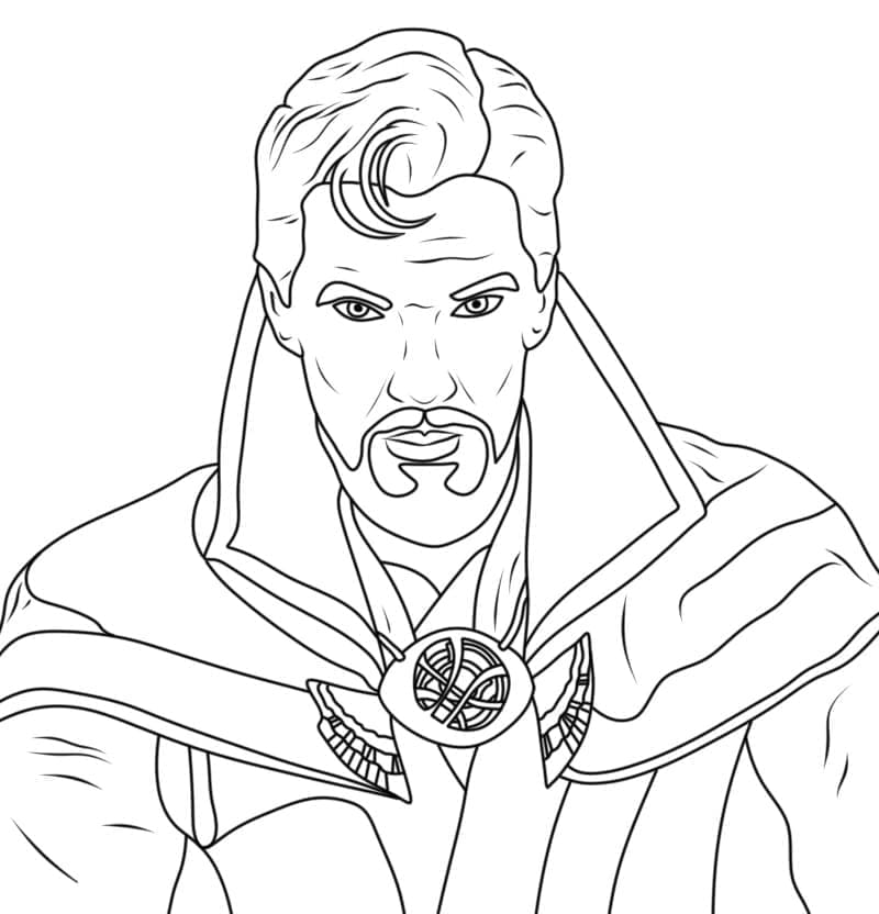 Doctor Strange in the Multiverse of Madness coloring page
