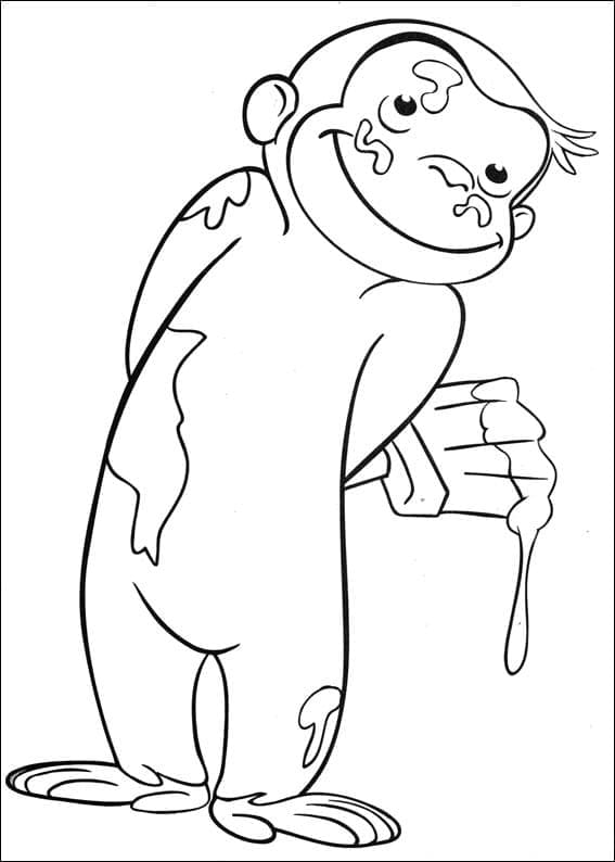 Georges le Coquin coloring page
