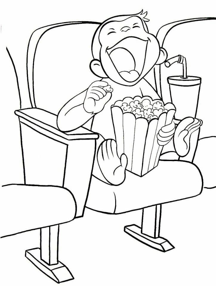Georges qui rit coloring page