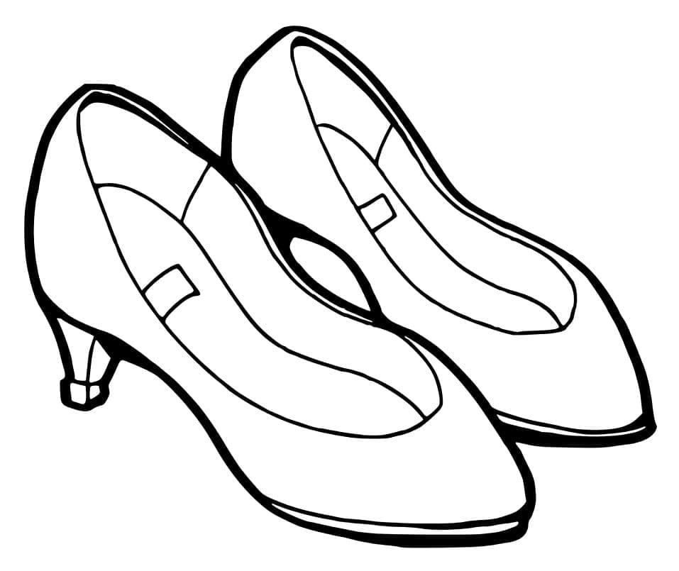 Image de Chaussures à Talons Hauts coloring page