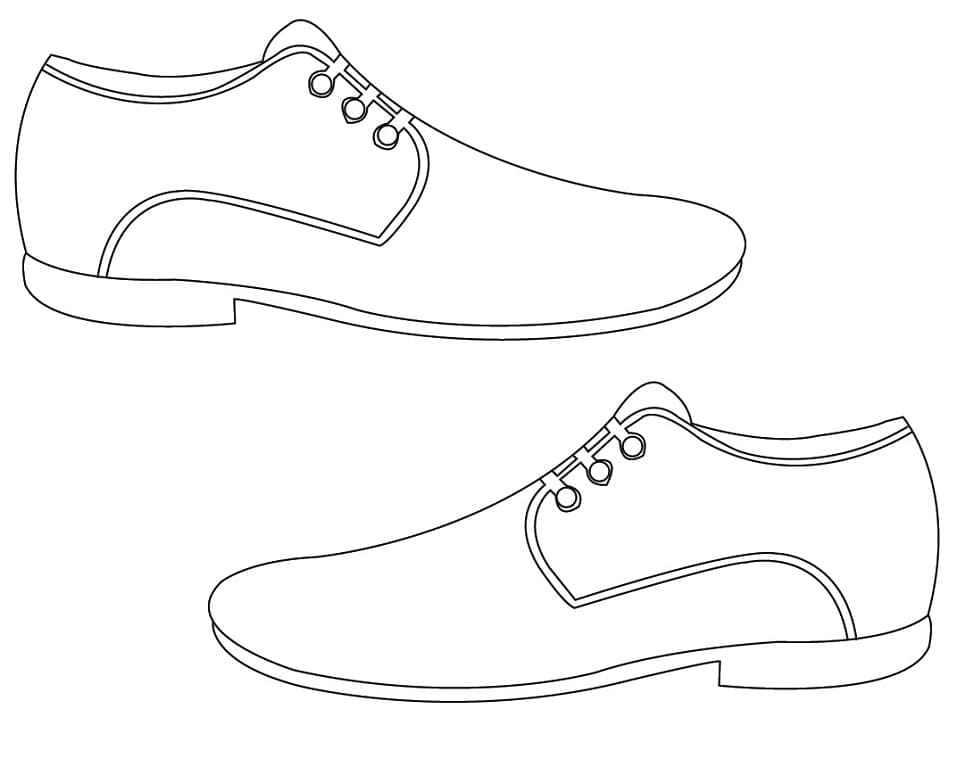 Image de Chaussures coloring page