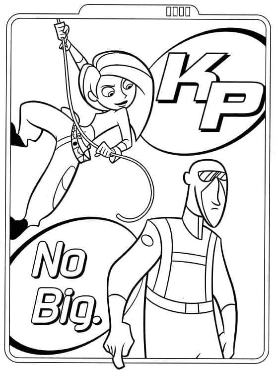 Coloriage Kim Possible Imprimable