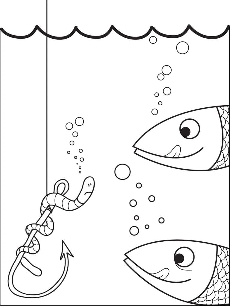 Pêche Pour les Enfants coloring page