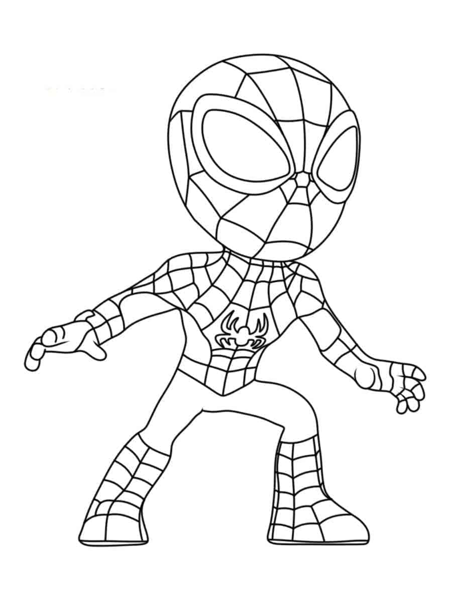 Peter Parker Spidey et Ses Amis Extraordinaires coloring page