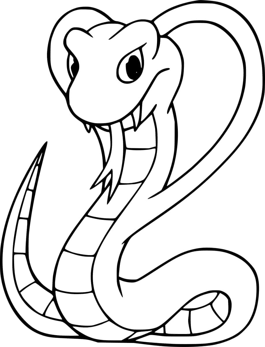 Petit Cobra coloring page
