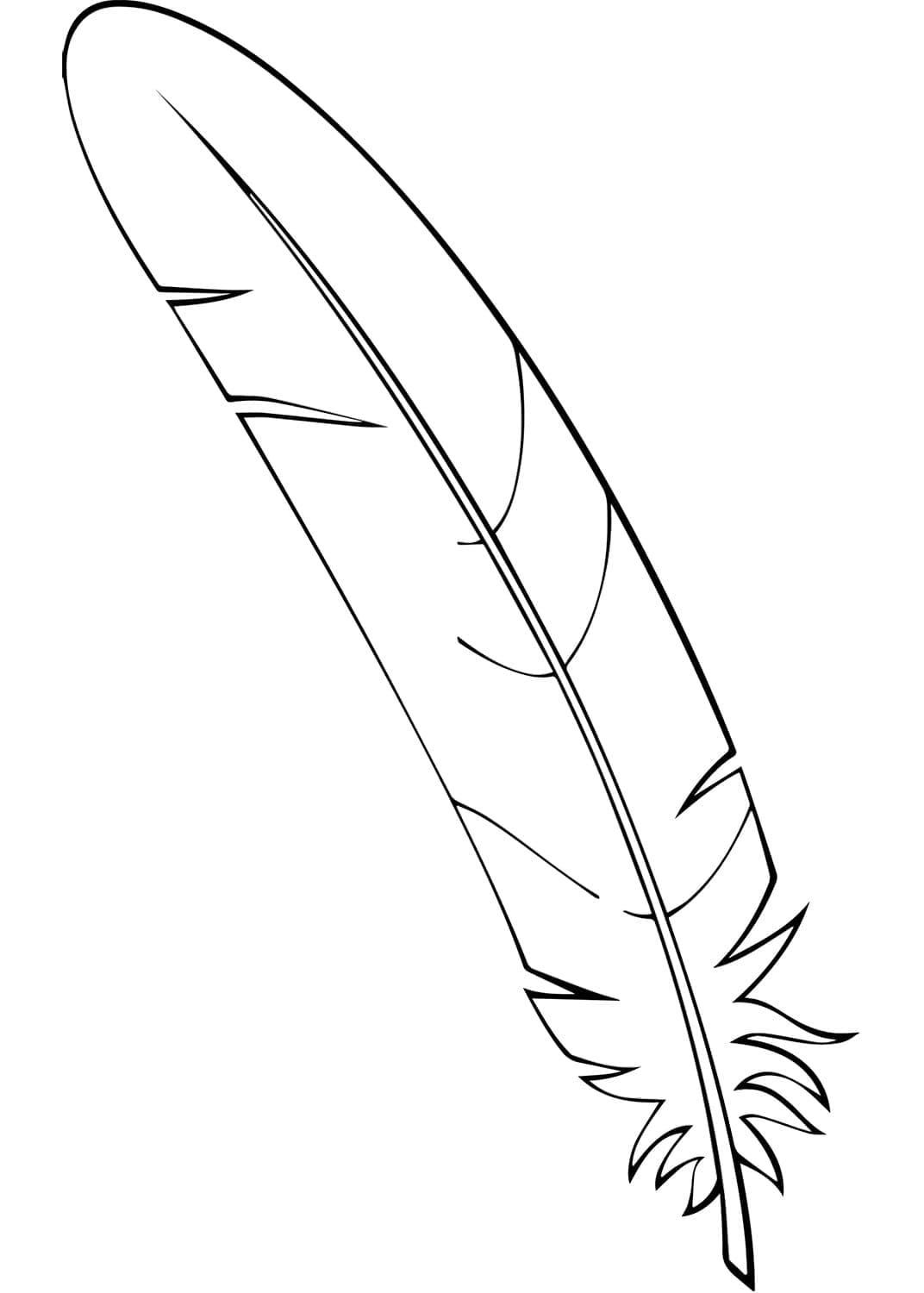 Plume Facile coloring page
