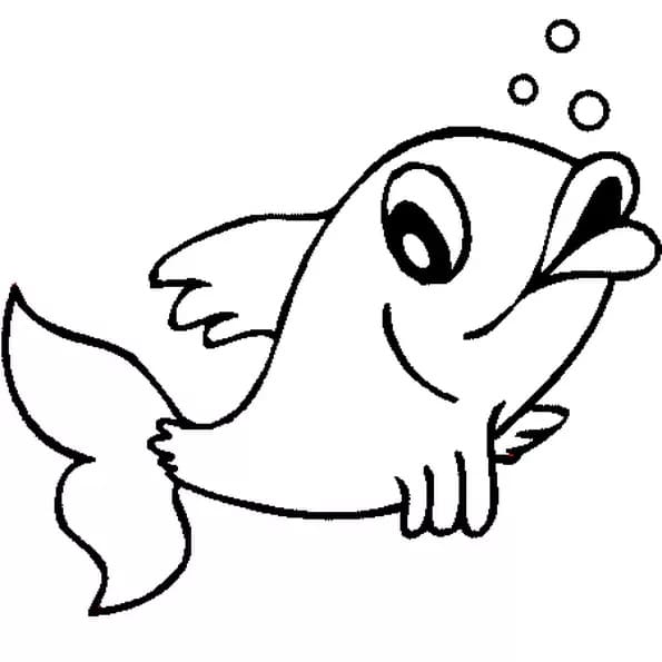 Poisson d’Avril 1 coloring page