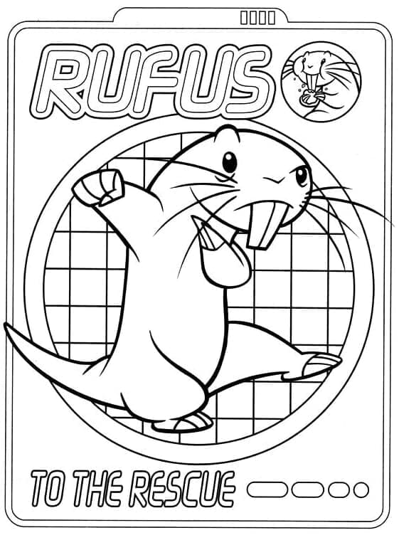 Rufus coloring page