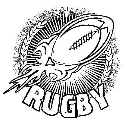 Rugby Gratuit Pour les Enfants coloring page