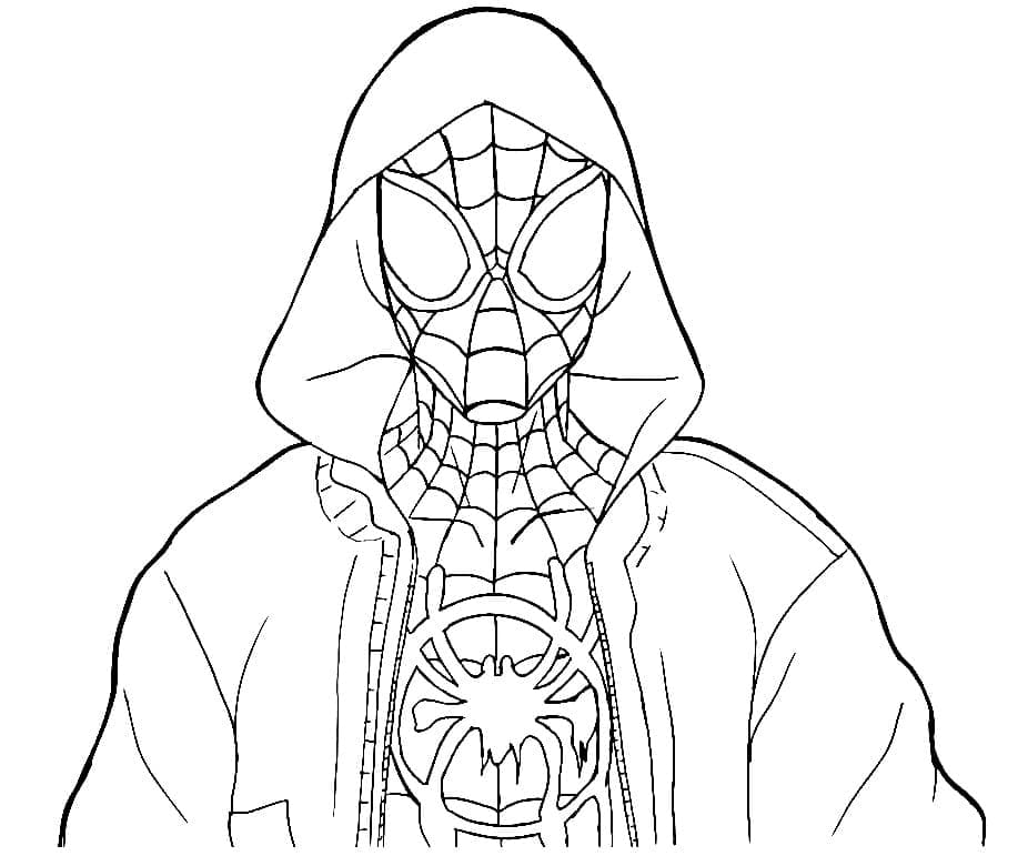 Spiderman Miles Morales Pour les Enfants coloring page