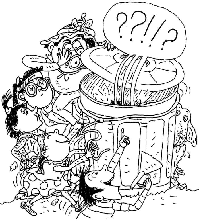 Tom-tom et Nana Imprimable coloring page