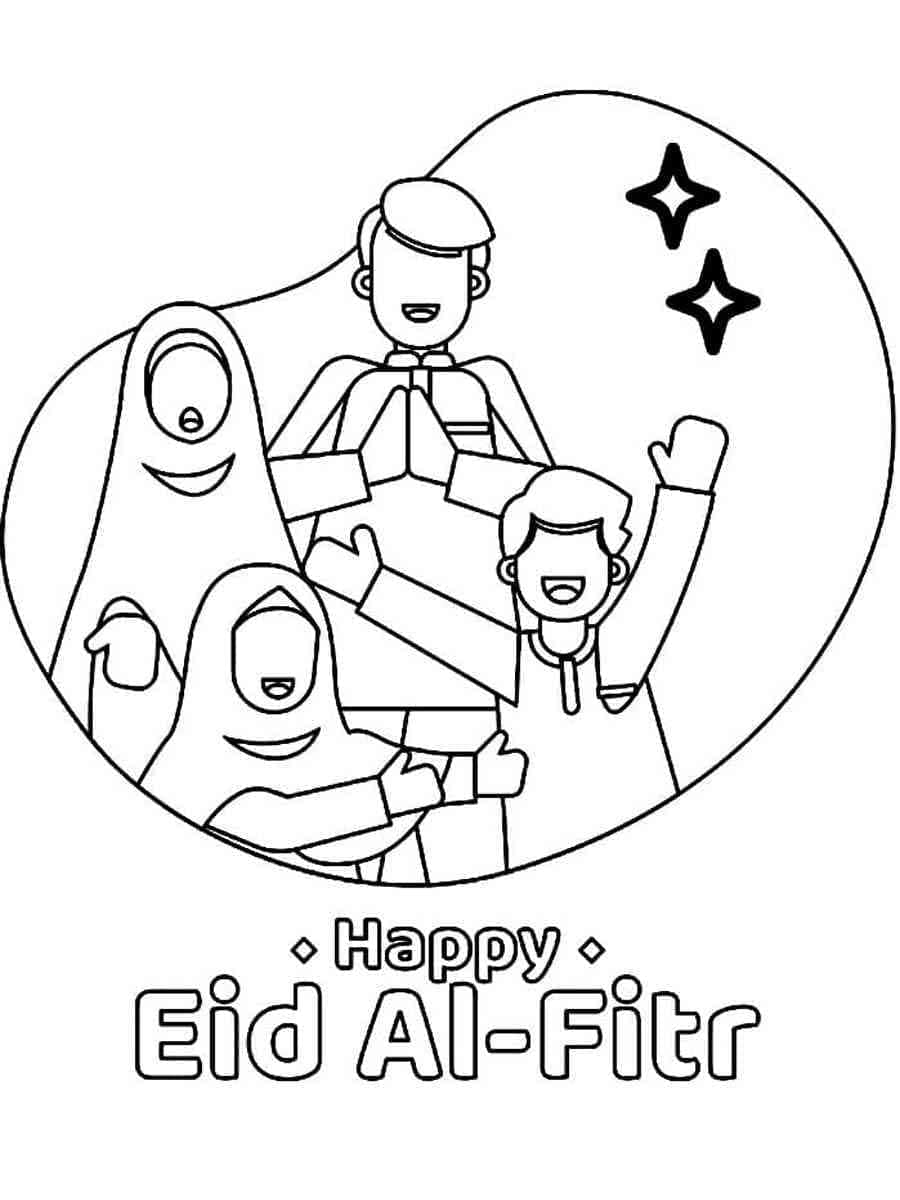 Aïd al-Fitr Pour Enfant coloring page