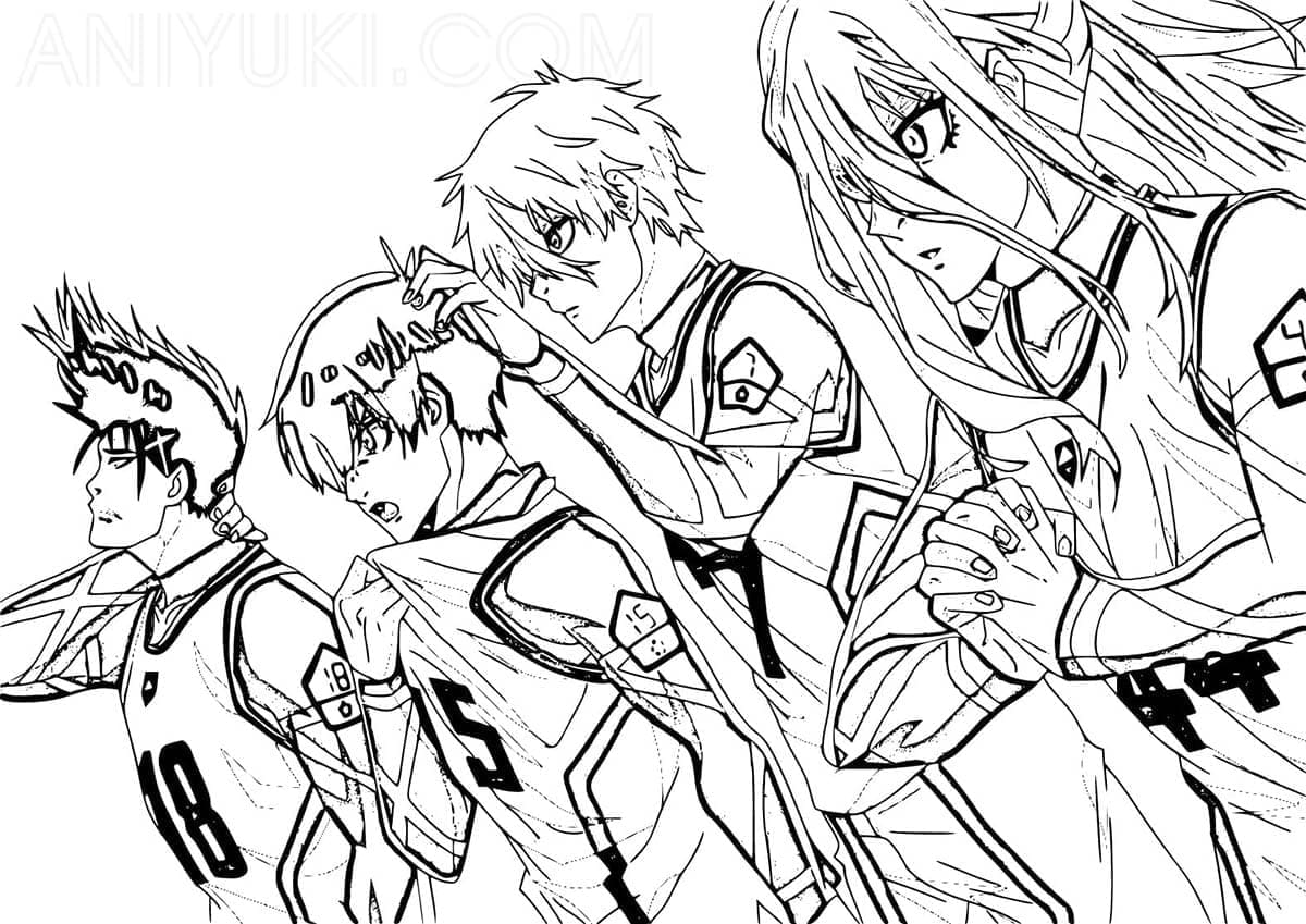 Coloriage Dessin De Blue Lock T l charger Et Imprimer Gratuit Sur 