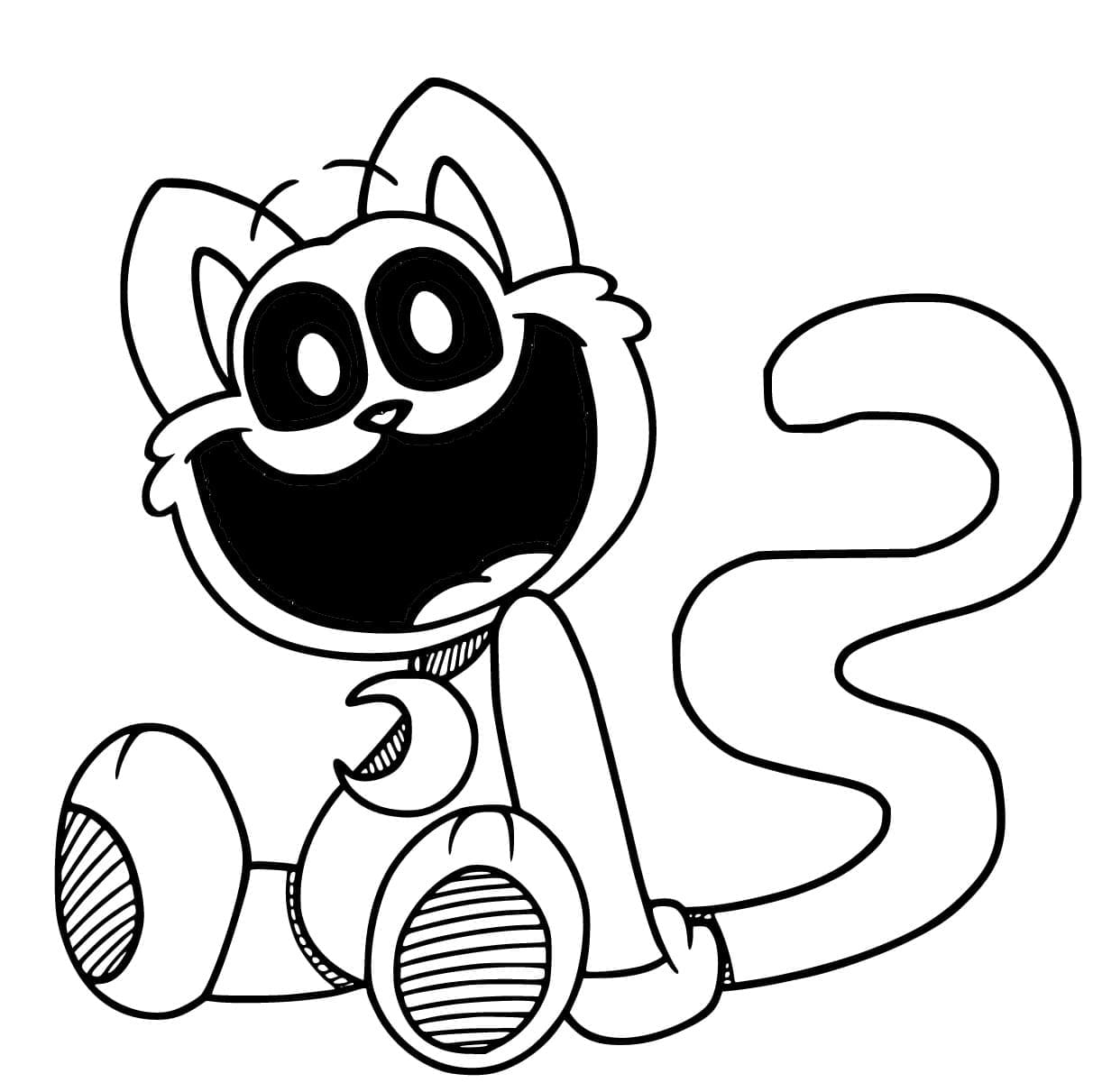 CatNap Smiling Critters coloring page
