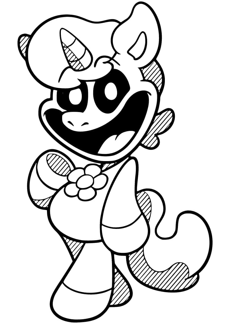 CraftyCorn de Smiling Critters coloring page