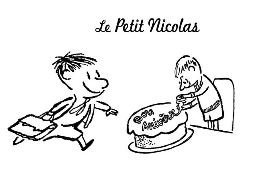 Dessin Gratuit de Le Petit Nicolas coloring page