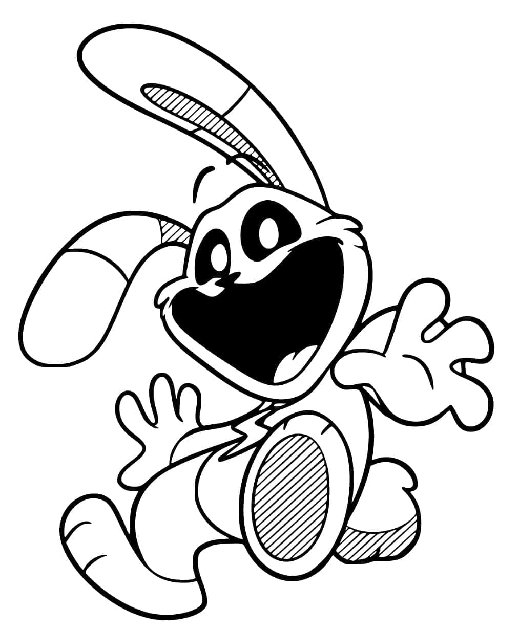 Hoppy Hopscotch de Smiling Critters coloring page