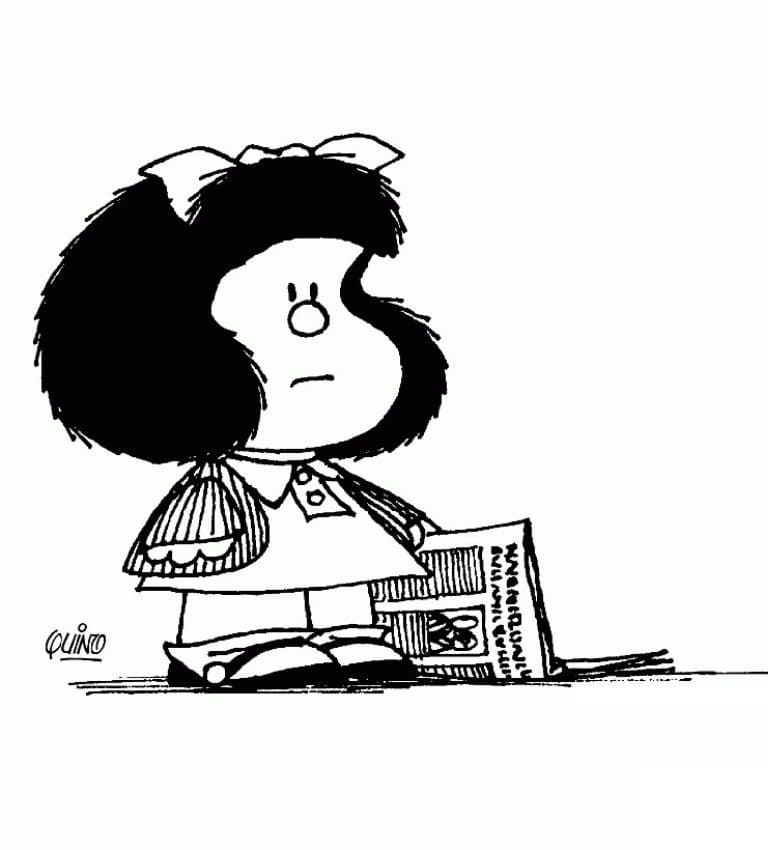 Coloriage Image de Mafalda
