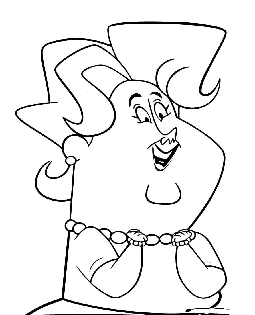 Mrs. Muchmore de Taffy coloring page