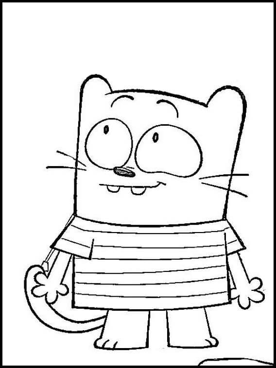 Ollie et Moon 11 coloring page