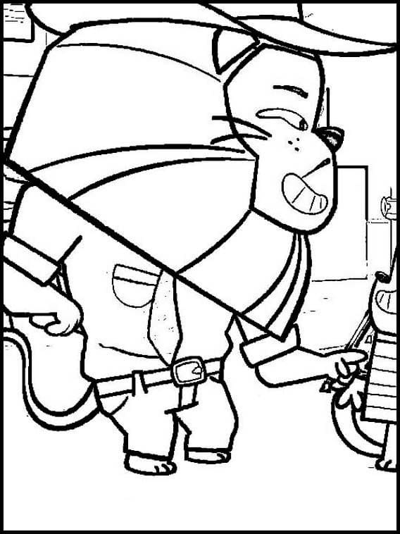 Ollie et Moon 12 coloring page