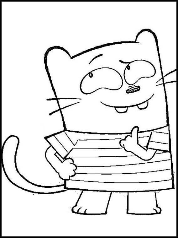 Ollie et Moon 2 coloring page