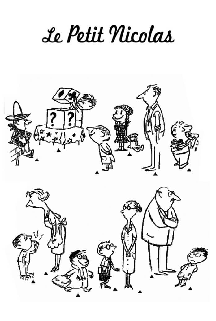Personnages de Le Petit Nicolas coloring page