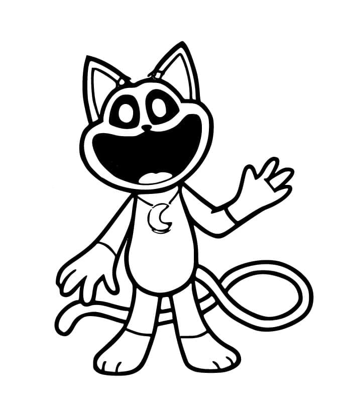 Smiling Critters CatNap coloring page