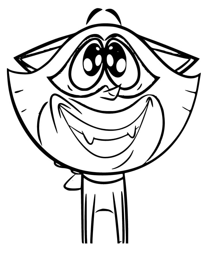 Taffy Heureux coloring page