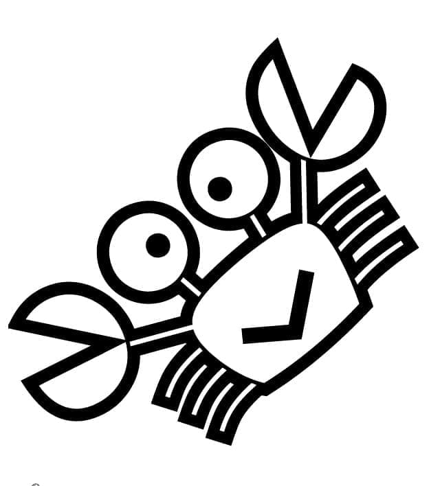 Keroppi le Crabe coloring page