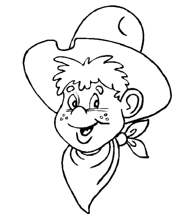 Un Petit Cow-boy coloring page
