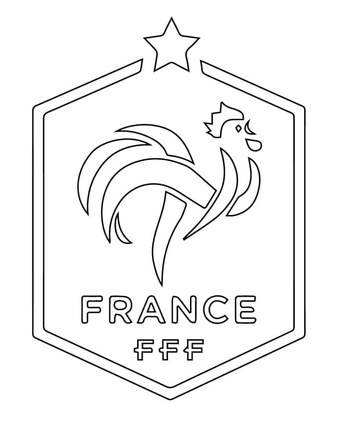 Coloriage Euro 2024 France