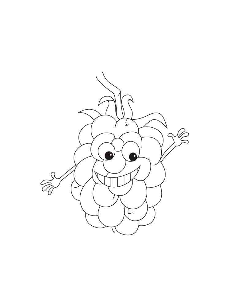 Framboise Drôle coloring page