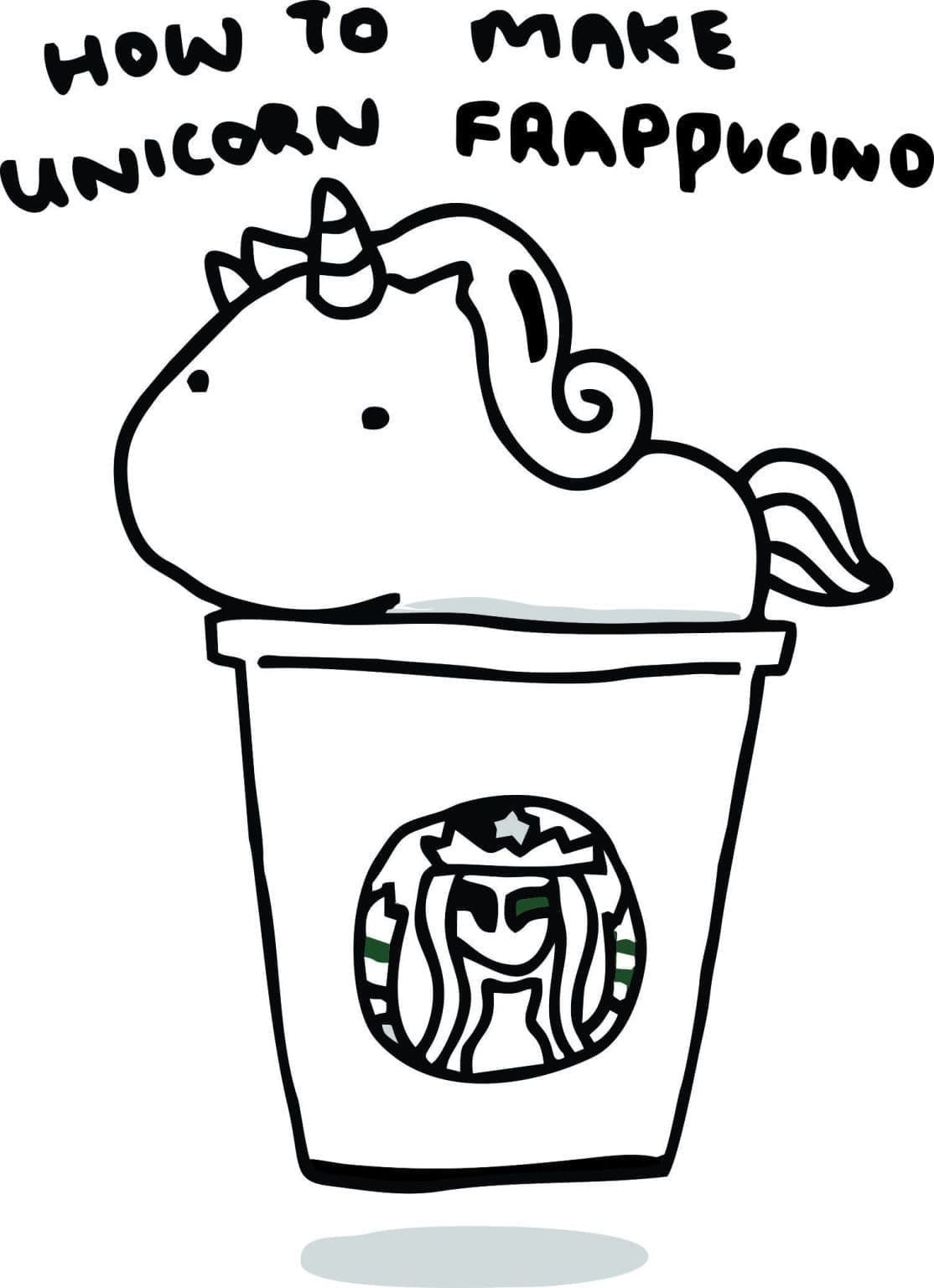 Coloriage Starbucks Imprimable