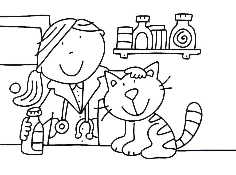 Coloriage V t rinaire Imprimer Sur ColoriageEnfant Com