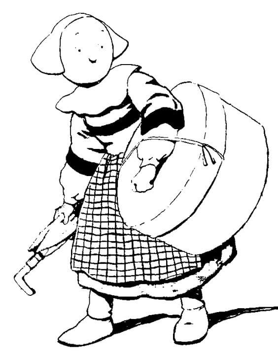 Coloriage Bécassine 1